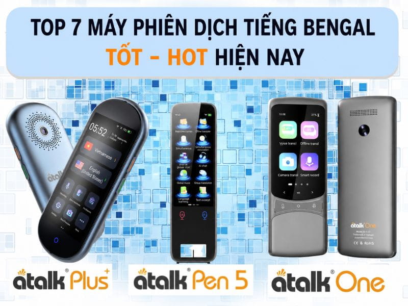 Các loại máy phiên dịch tiếng Bengal